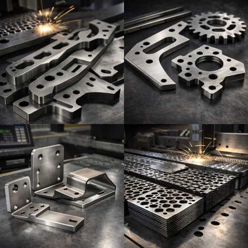 Prestations Découpage Laser Fibre Acier & Inox