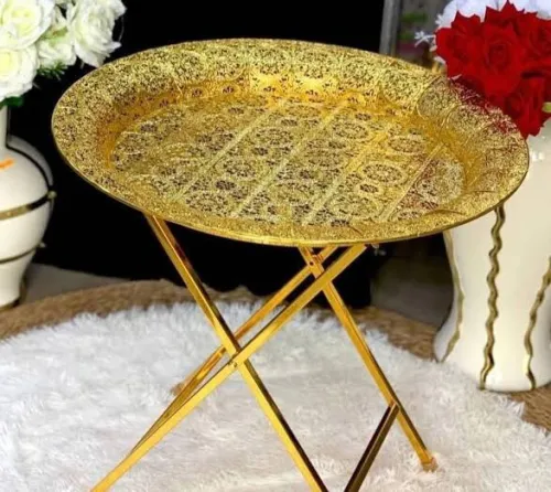 Plateau avec pied pliable 