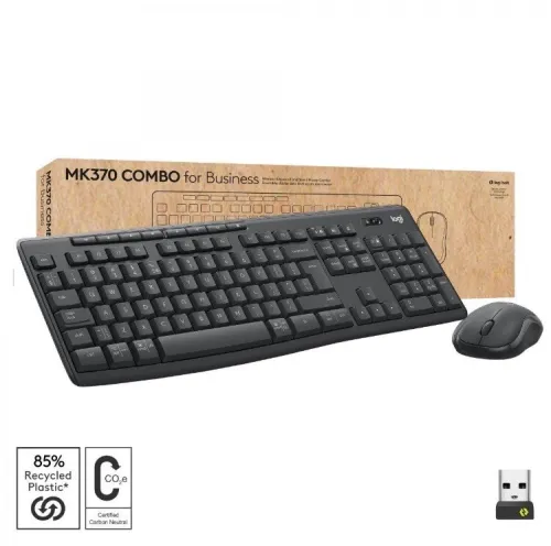 Logitech MK370 Combo for Business - ensemble clavier + souris sans fil