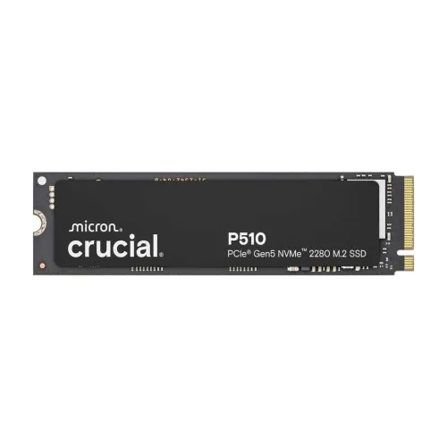 SSD Crucial P510 1TB NVMe M.2 PCIe 5.0 x4 Gen5, Read/Write Speeds up to 11,000/9,500 MB/s