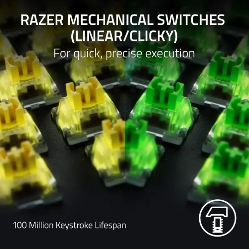 Razer BlackWidow V4 Pro Green Switch MECANIQUE