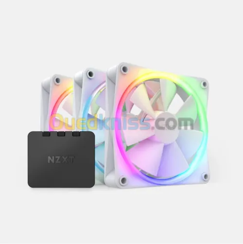 NZXT F120 DUO ARGB Triple Pack + Controler WHITE / BLACK