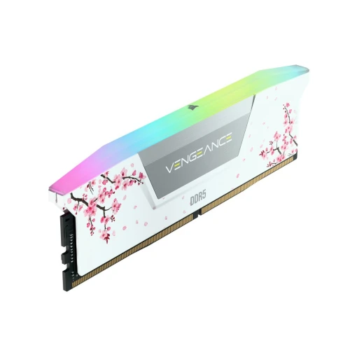 Ram CORSAIR VENGEANCE RGB 32GB (2x16GB) DDR5 6000MHz CL30  WhiteCherry Blossom ( ( En BUNDLE ) )