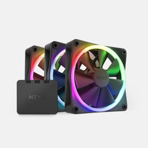 NZXT F120 DUO ARGB Triple Pack + Controler WHITE / BLACK