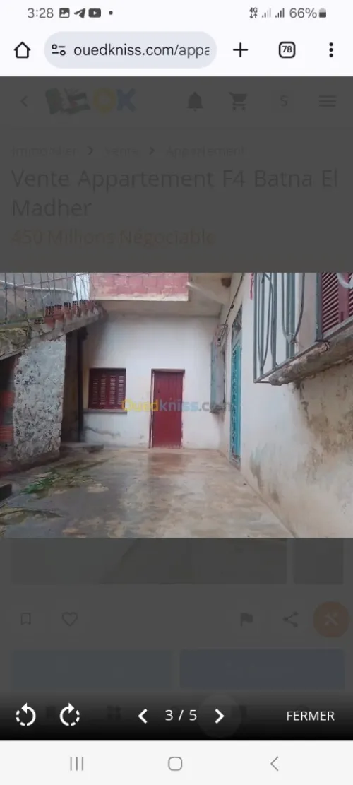 Vente Appartement F4 Batna El madher