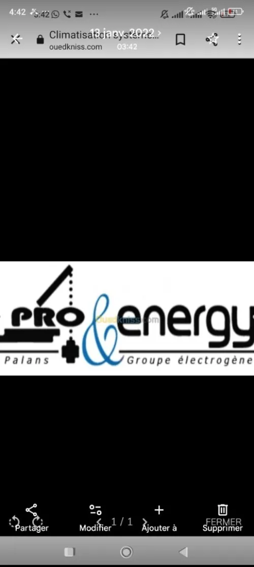 Réparation et maintenance de groupes électrogènes