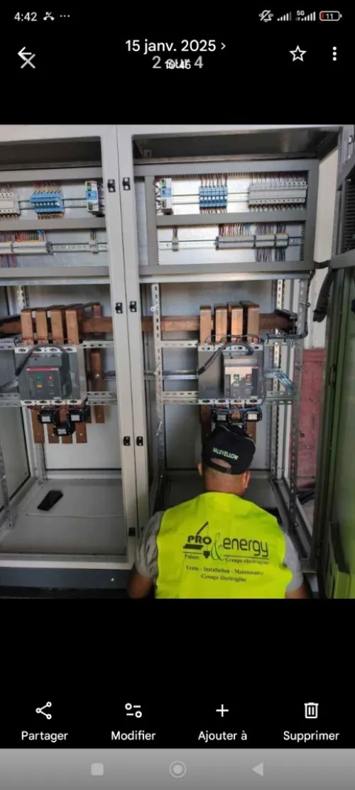 Pro& energy: réparation groupes électrogènes