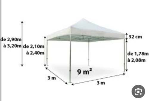 Location et vente chapiteau par jour كراء خيمة 