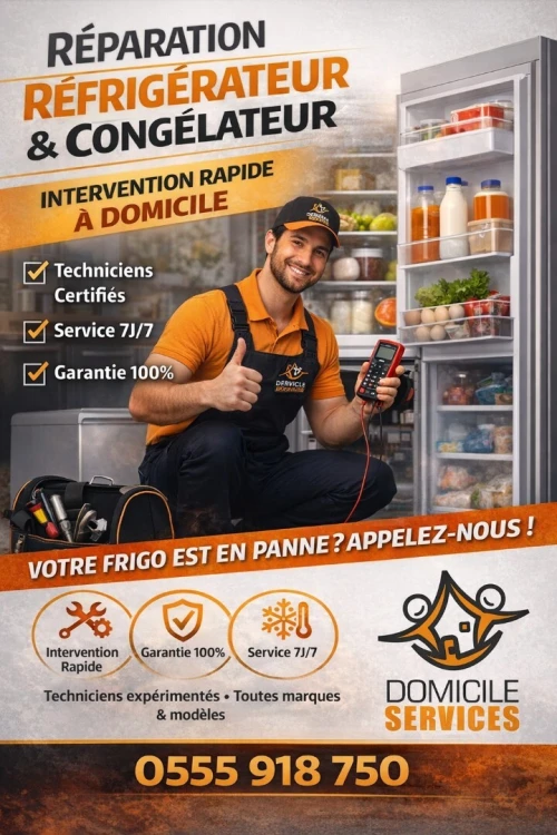 Réparation Réfrigérateur ( frigo ) & Électroménager A Domicile
