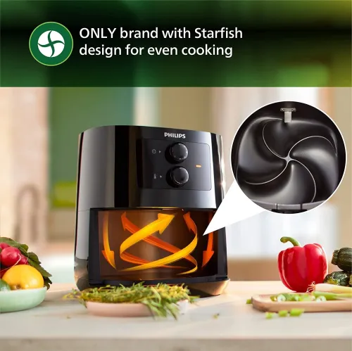 Friteuse PHILIPS Air Fryer, Utilise Seulement 90% Des Matières Grasses, 1400Watt
