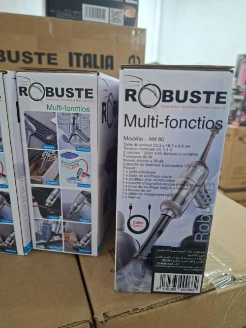 Aspirateur Souffleur Sans Fil, Double Batterie Avec 7 Accessoires Robuste Pour Maison, Voiture Et Bureau