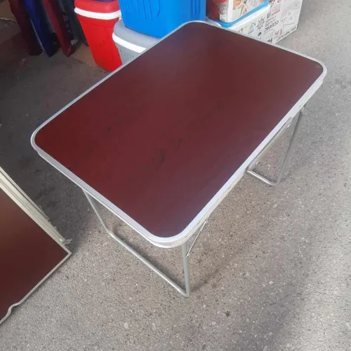 Table De Camping Pliante En Aluminium Intérieure Extérieure 72x50x60cm