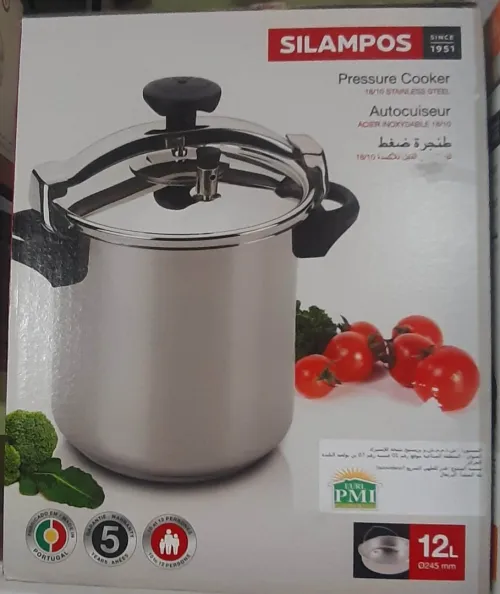  SILAMPOS Cocotte De Cuisson Avec Capacité De 10L Et 12L En INOX