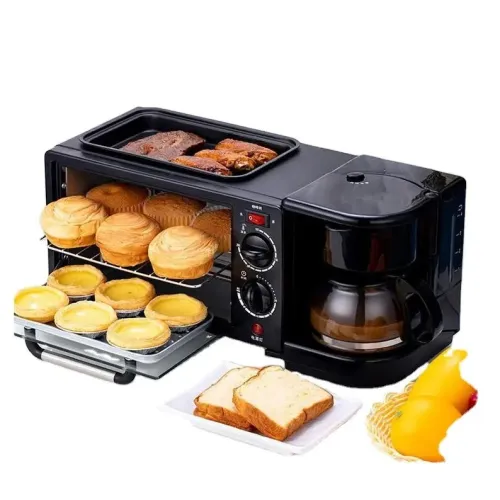 Four Familial Portable Electrique 3En1 Pour Petit-déjeuner Haute Qualité