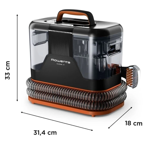 Aspirateur et Nettoyeur Détacheur tissus d'ameublement et Lessive liquide pour textiles et tapis