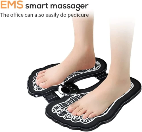 Tapis De Massage Electrique Des Pieds EMS-Noir