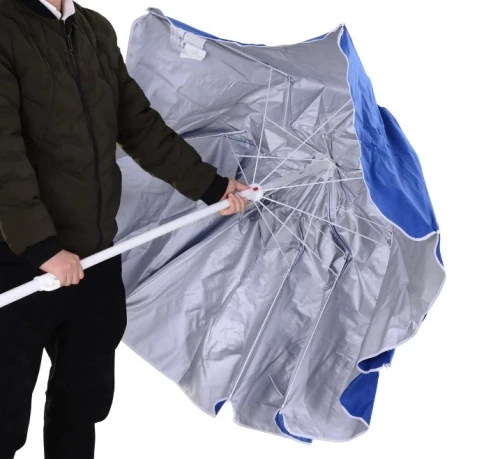Parasol De Plage Inclinable et Anti-solaire