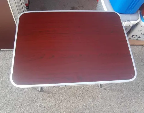 Table De Camping Pliante En Aluminium Intérieure Extérieure 72x50x60cm