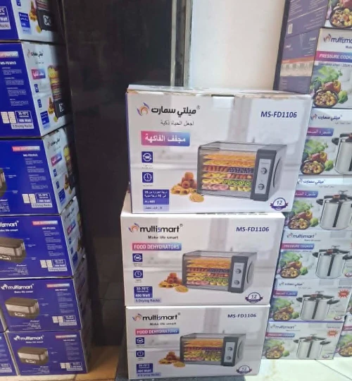Déshydrateur Alimentaire Professionnel Avec 6 Plateaux En Acier Inoxydable, Séchoir à Fruits Pour La Maison, Réglables (6 niveaux)