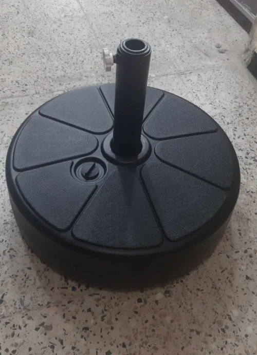 Support Parasol En Béton Ou Plastique Remplir D'eau ou de Sable