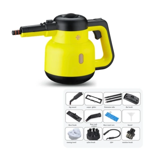 Home Nettoyeur à Vapeur 1500watt Portable Pour Tapis Et Canapés, Les sols Et Les Cuisines