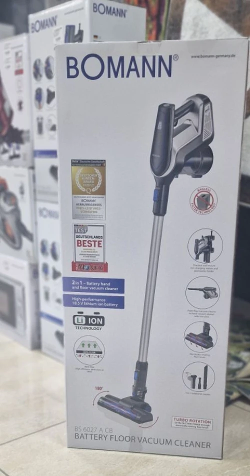 Aspirateur Sans Fil Avec Batterie 18.5V - 2En1 A Main Et Balai Bomann