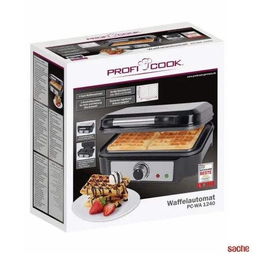 Gaufrier Electrique Avec 2 Gaufres 1000W ProfiCook