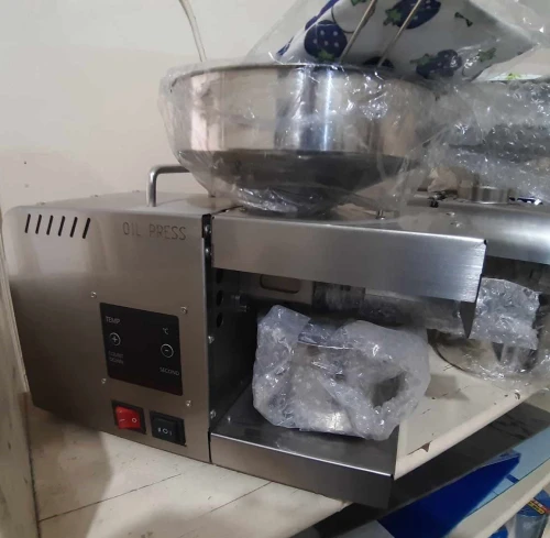 Presse A Huile Electrique En Inox Digital - عصارة الزيوت الطبيعية والحبوب من الاينوكس عالي الجودة