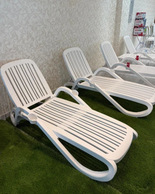 Extérieur Chaise Longue, Transat GM Avec Porte Gobelets
