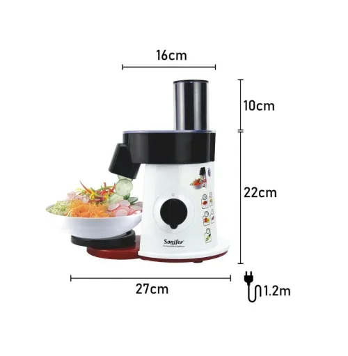 Hachoir Et Coupe-Salade De Légumes Pour Robot Culinaire, Food Processor Vegetable Salad Cutter