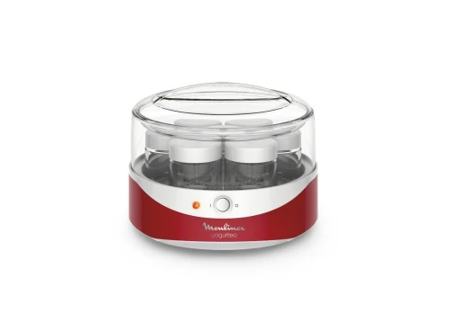 Moulinex Yaourtière Yaourtière Gobelet Yaourt, 7 Verres A 160 ML Rouge Et Blanc