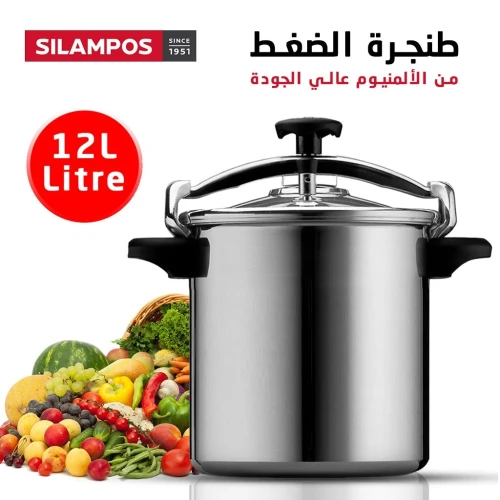  SILAMPOS Cocotte De Cuisson Avec Capacité De 10L Et 12L En INOX