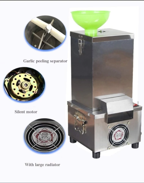 Machine Eplucheuse d'Ail, 20KG/H Automatique