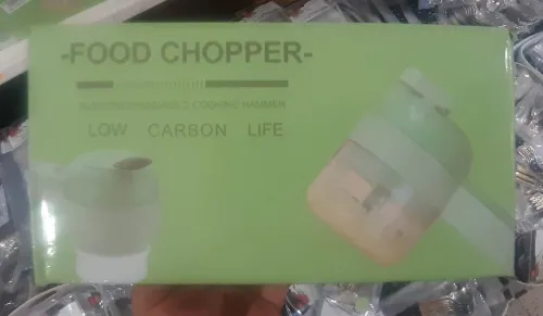 Mini Hachoir Electrique 4 en 1 A L'ail, Coupe-légumes , Viande Et Autres