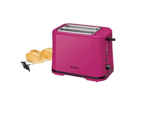 Grille-Pain 2 Fentes Avec Fonction De Réchauffement Et Arrêt Automatique 870W Bomann  