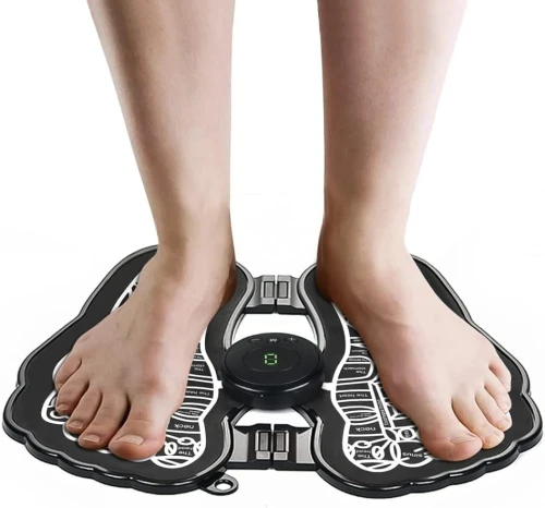 Tapis De Massage Electrique Des Pieds EMS-Noir