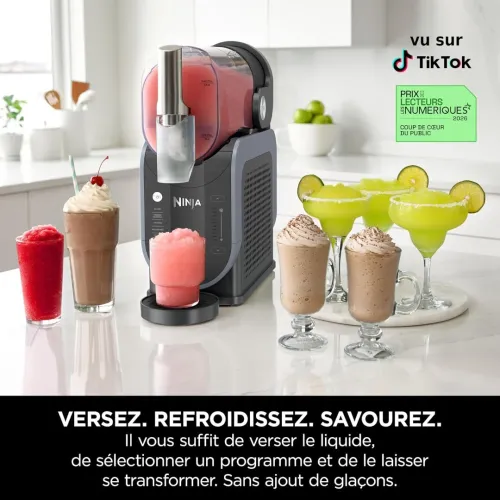 Ninja SLUSHi Machine A Boissons Glacées Granités, Cocktails, Frappés, Milkshakes Et Jus Glacés 1,9 L