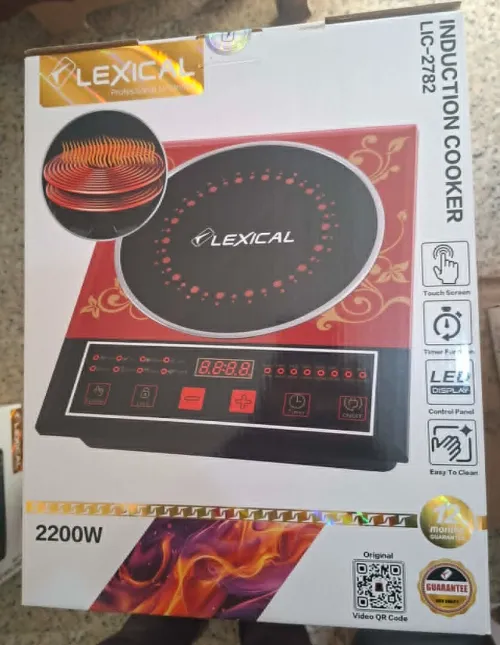Plaque de Cuisson LED Tactile Cuisinière à Induction Electrique Lexical 2200 Watts