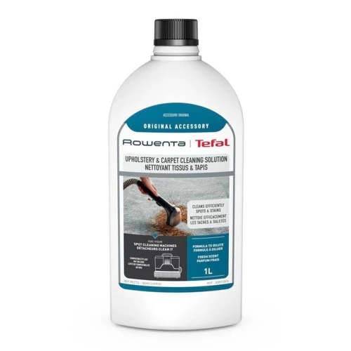 Aspirateur et Nettoyeur Détacheur tissus d'ameublement et Lessive liquide pour textiles et tapis