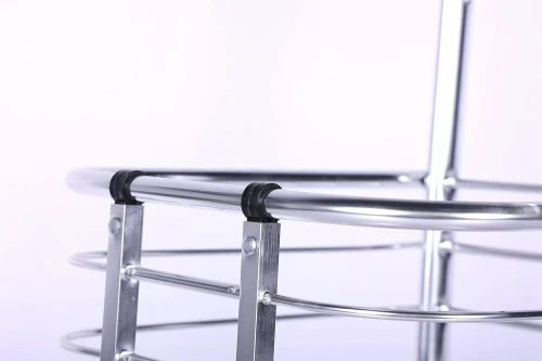 Chariot Caddie Portable Et Pliable , Pour Supermarché A 4 Roues, Monte-Escalier, En Aluminium Dure