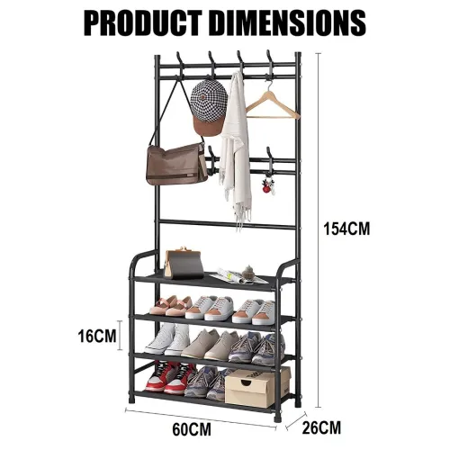 Etagère A Chaussures Multicouche, Simple Pour Ranger Chapeaux, Vêtements Et Chaussures