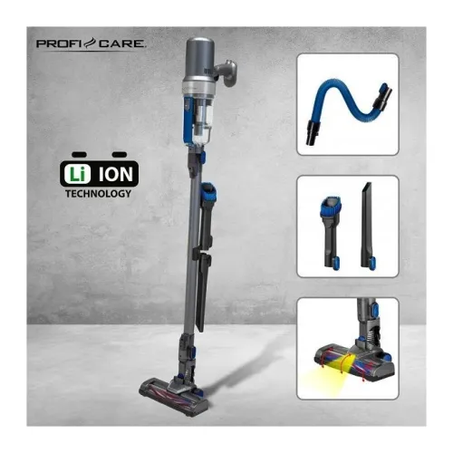 Aspirateur Balai Et à Main 2EN1sans Fil, Cyclonique 2200mAh Profi Care 