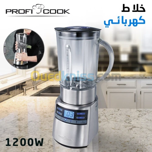 Robot Mixeur En Inox 1200W