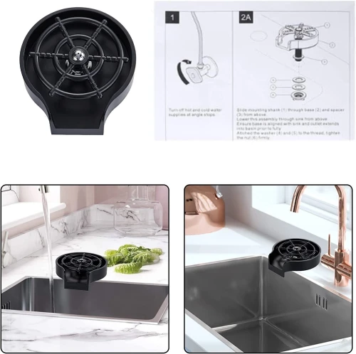 Lave-gobelet & biberons automatique pour évier de cuisine