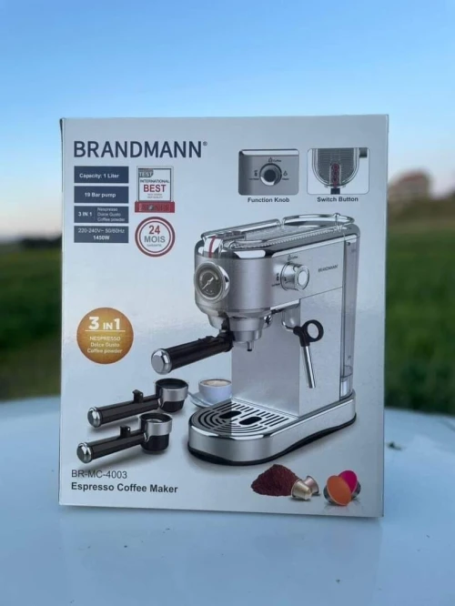 Machine A Cafe Expresso 3 En 1 Professionnelle 19 Bars, Avec Mousseur A Lait Et Buse A Vapeur