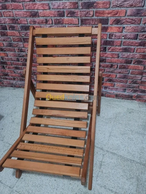 Chaise De Plage Pliant Bois