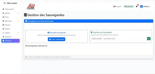 Logiciel pour Location de voiture