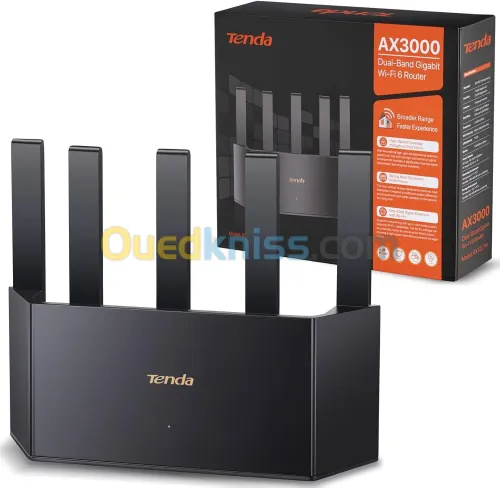 ROUTEUR TENDA AX3000 DUAL GIGABIT WIFI6 TX12L PRO