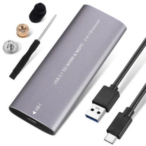 RACK DISQUE SSD M2/NGFF/NVME ALL IN 01 USB 3.1