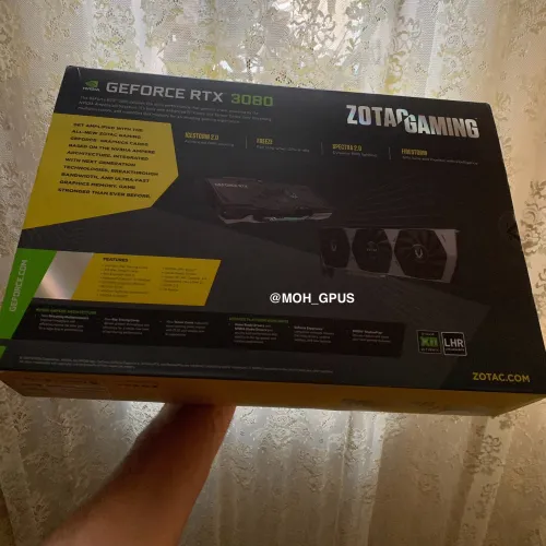 RTX 3080 ZOTAC TRINITY 10GB VRAM OC EDITION